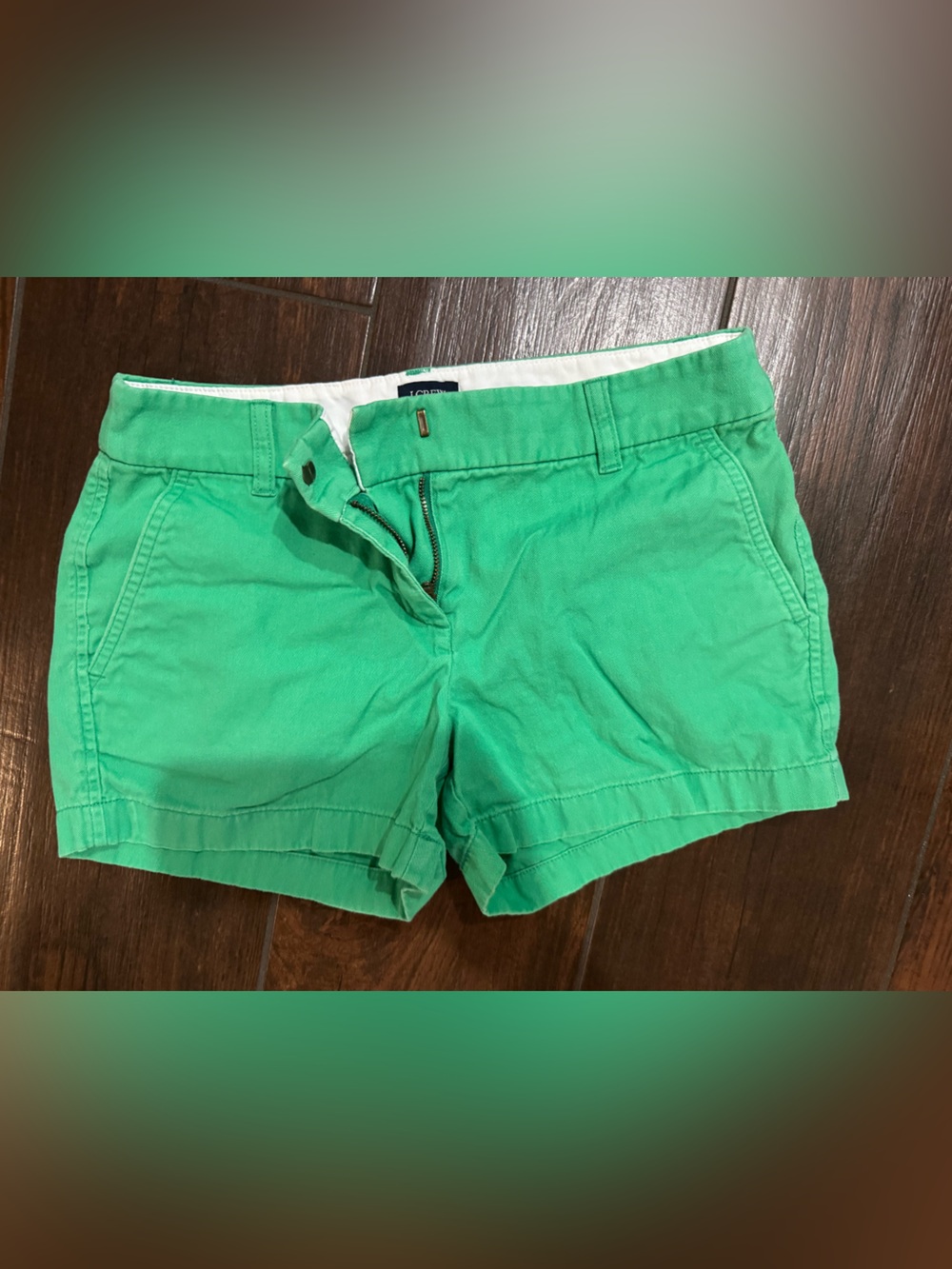 J. Crew Bright Green Women's Flat Front Shorts